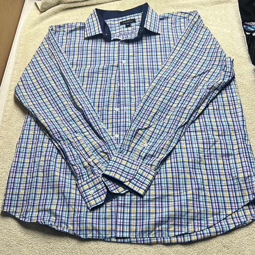 Men’s Multicolor Ziggurat XL Button Down